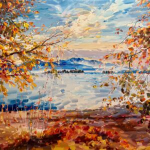 Ein Warmes Licht auf der kalten Kampenwand