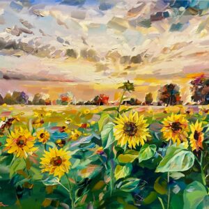 Sonnenblume im Chiemgau